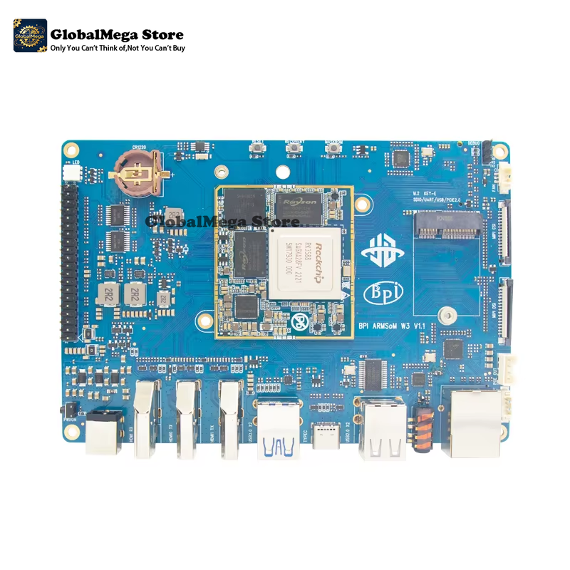 Rockchip Rk3588 Development Board - บอร์ด Banana Pi BPI-W3 โอเพ่นซอร์ส พร้อม