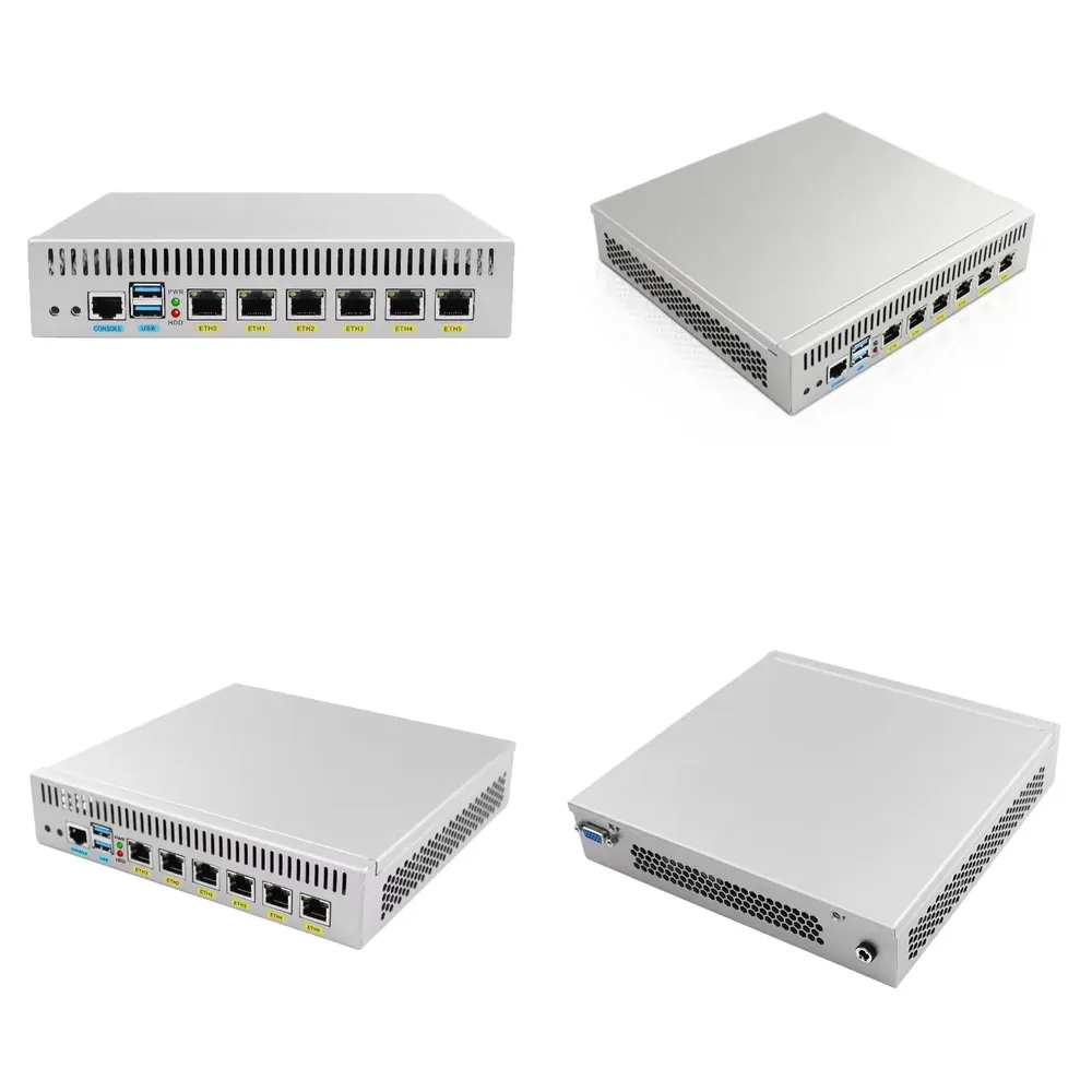 Pfsense Firewall Router 2.5G 4 I226 - ไฟร์วอลล์อุปกรณ์ J4125 มินิพีซี ซอฟต์แวร์เราเตอร์ 4 I225/i226