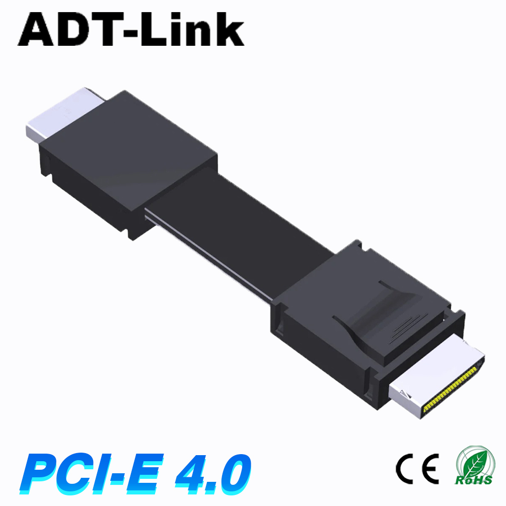Oculink Egpu Mini Pc - SFF-8611 ชายชาย FFC Oculink สาย PCI-E