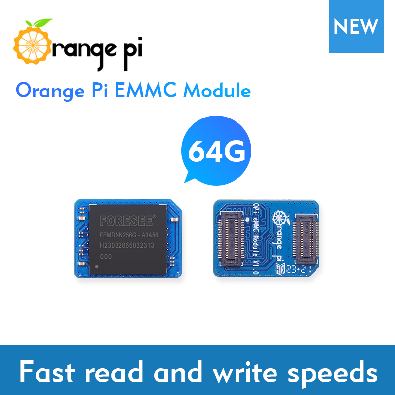 Orange Pi 5 Plus 16Gb - ORANGE Pi 64GB โมดูล eMMC สำหรับบอร์ด