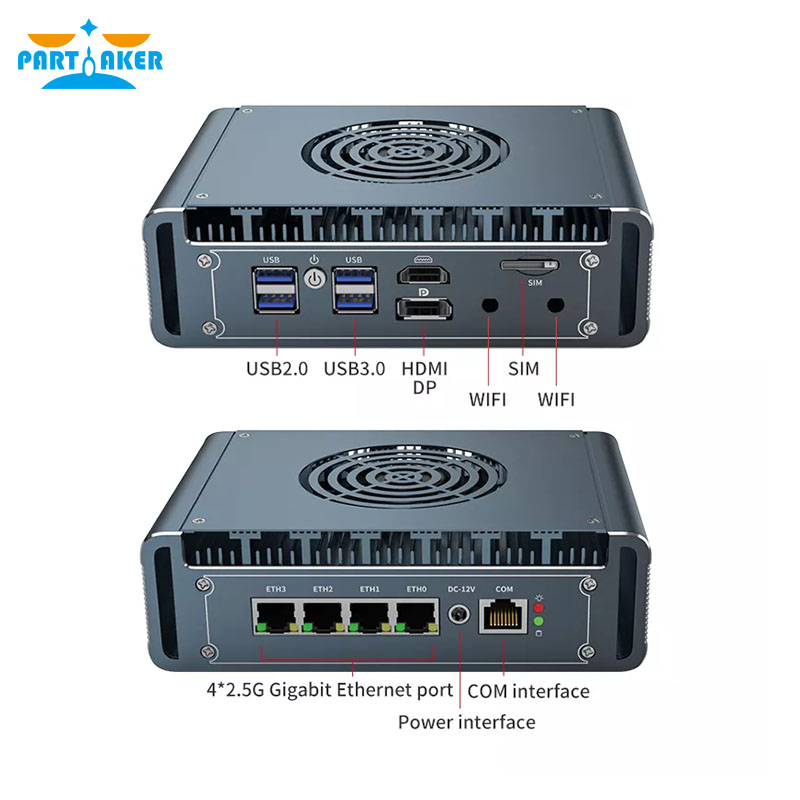 มินิพีซีไร้พัดลม Intel I3-1115 - Pfsense Firewall Router 2.5G 4 I226 บทวิจารณ์และราคา