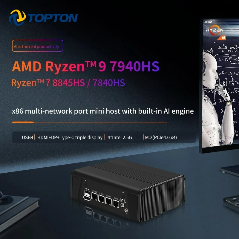 ซูเปอร์ดีล มินิซอฟต์เราเตอร์ A - Amd Ryzen 7 7840Hs Mini Pc บทวิจารณ์และราคา