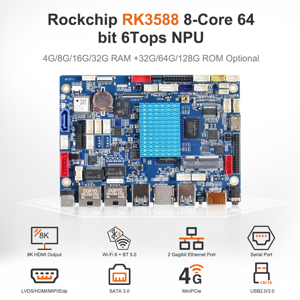 บอร์ดพัฒนา Rockchip RK3588 พร้ - Rockchip Rk3588 Development Board บทวิจารณ์และราคา
