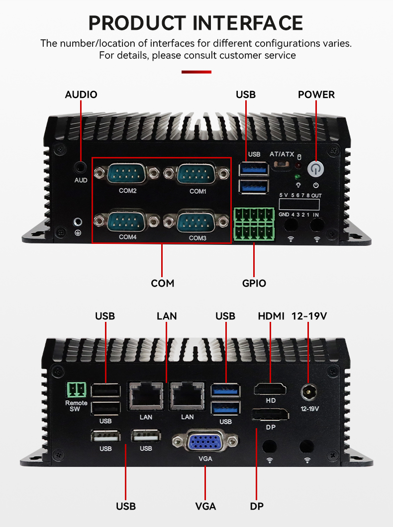 คอมพิวเตอร์อุตสาหกรรมไร้พัดลม  - Fanless Industrial Pc Rs485 Core I7 บทวิจารณ์และราคา