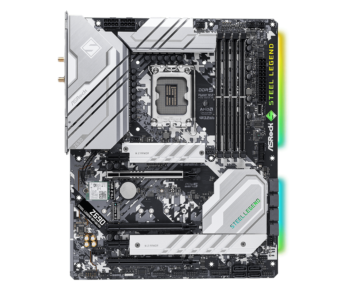 เมนบอร์ด Z690 LGA1700 ASROCK Z - Lga1700 Itx Motherboard Ddr5 บทวิจารณ์และราคา