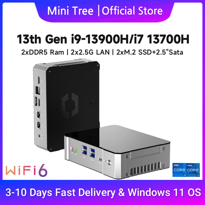 13Th Gen Mini Gaming PC Window - Intel Core I9 13900H Mini Pc บทวิจารณ์และราคา