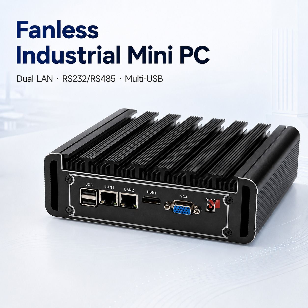 มินิพีซีอุตสาหกรรมไร้พัดลม Int - Fanless Industrial Pc Rs485 Core I7 บทวิจารณ์และราคา